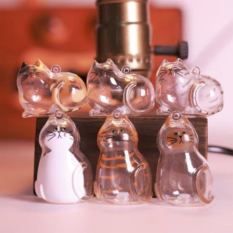 Cat Memorial Keychain Set
