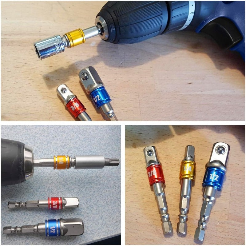 Drill Socket Adapter Set