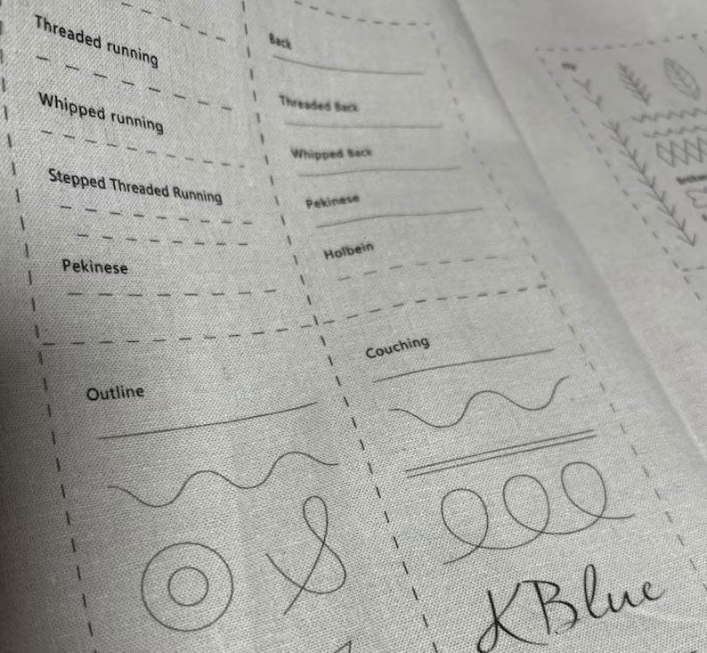 🌈Embroidery Stitch Book(Beginner-Friendly)