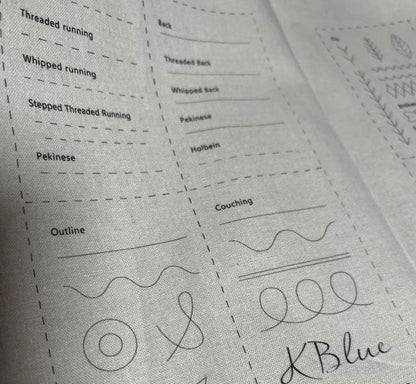 🌈Embroidery Stitch Book(Beginner-Friendly)