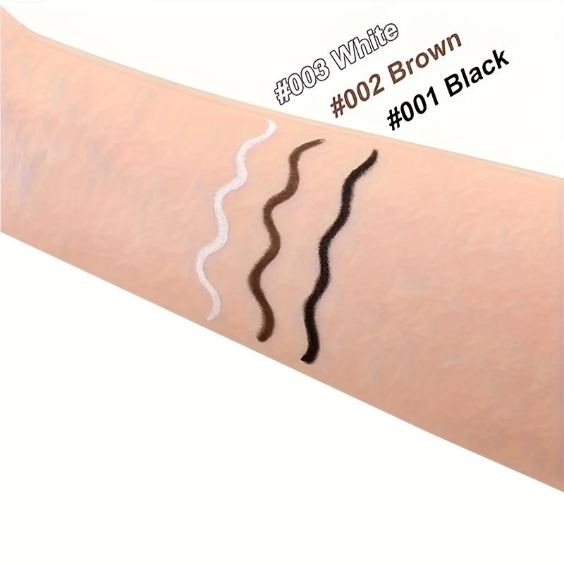 3pcs / Eyeliner Pencils, Waterproof, Sweatproof, Smudge-Proof, Easy Twist-Up, Long-Lasting, Smooth Application, Longwear Eye Liner