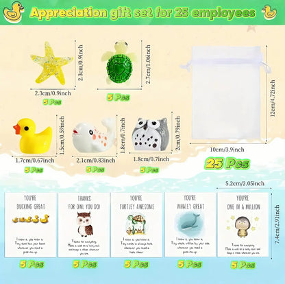 Employee Appreciation Gifts Bulk - Fun Animal Puns