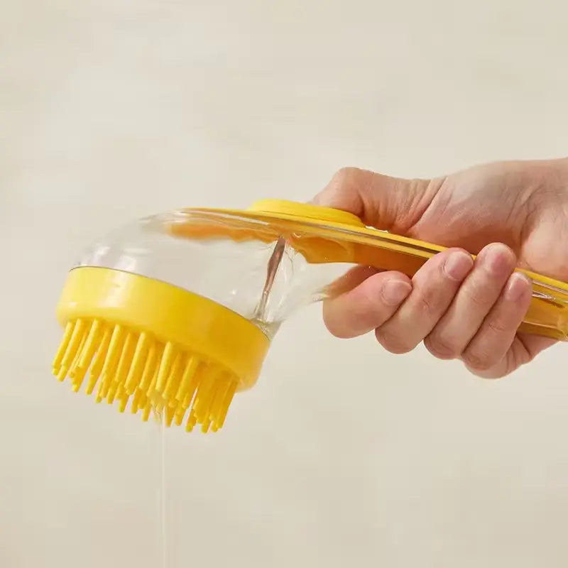 Pet Bath Brush PetScrubFlow