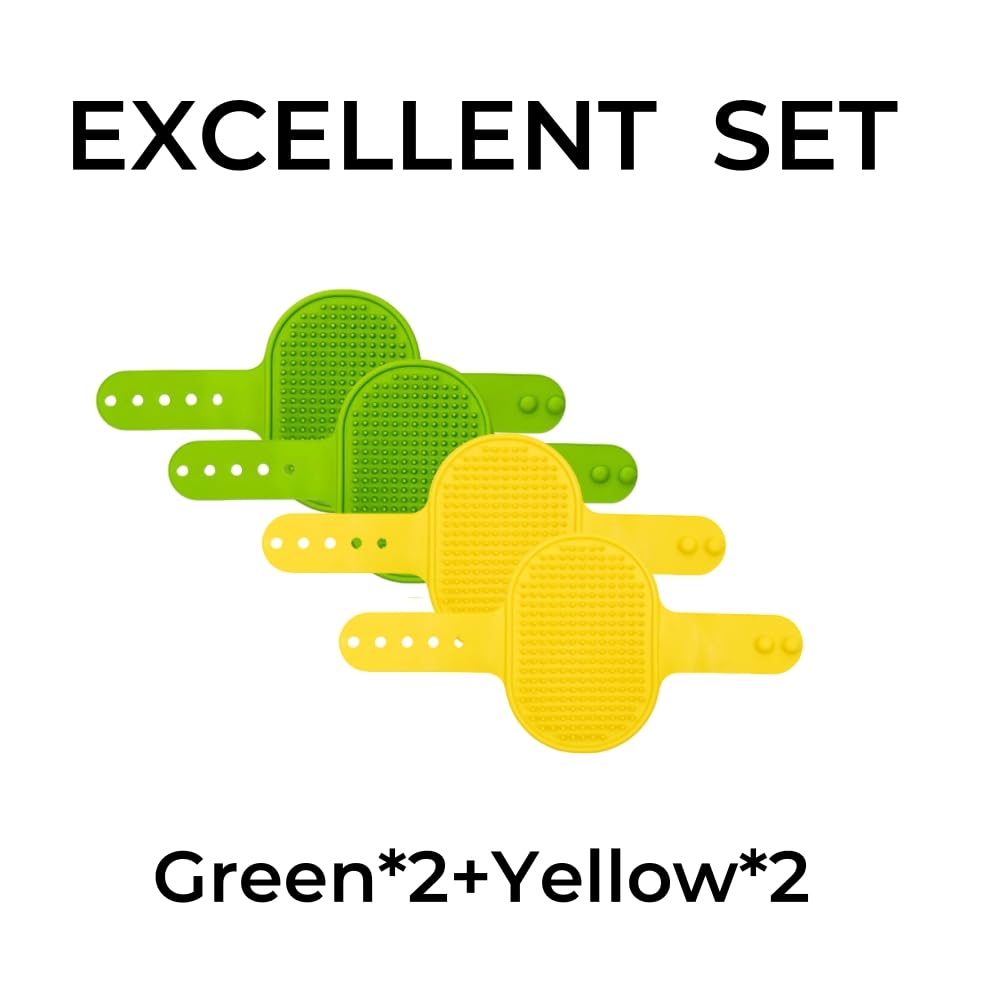 4-Pack ( 2 Green + 2 Yellow)