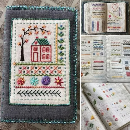 🌈Embroidery Stitch Book(Beginner-Friendly)