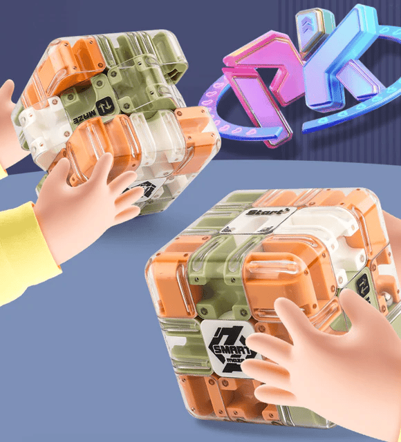 Large Labyrinth 3D Puzzle Maze Cube - Engaging Brain Teaser Toy