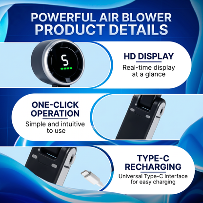 Upgraded Portable Handheld Turbo Fan