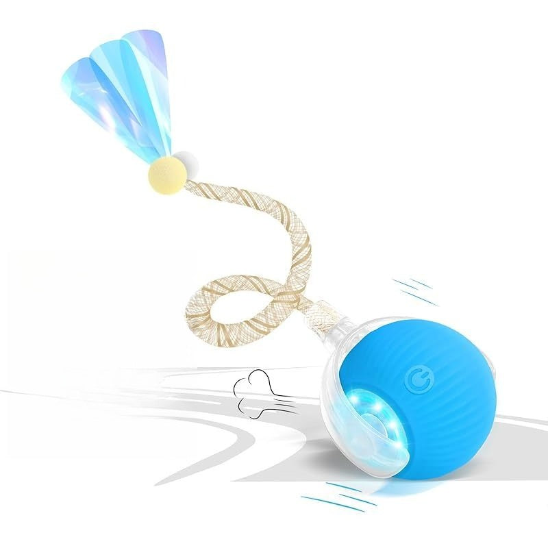 Interactive pet toy ball