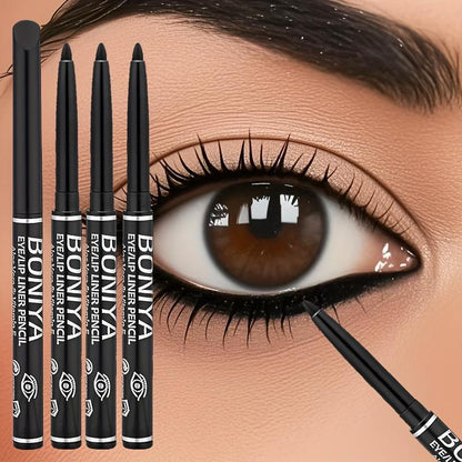 3pcs / Eyeliner Pencils, Waterproof, Sweatproof, Smudge-Proof, Easy Twist-Up, Long-Lasting, Smooth Application, Longwear Eye Liner
