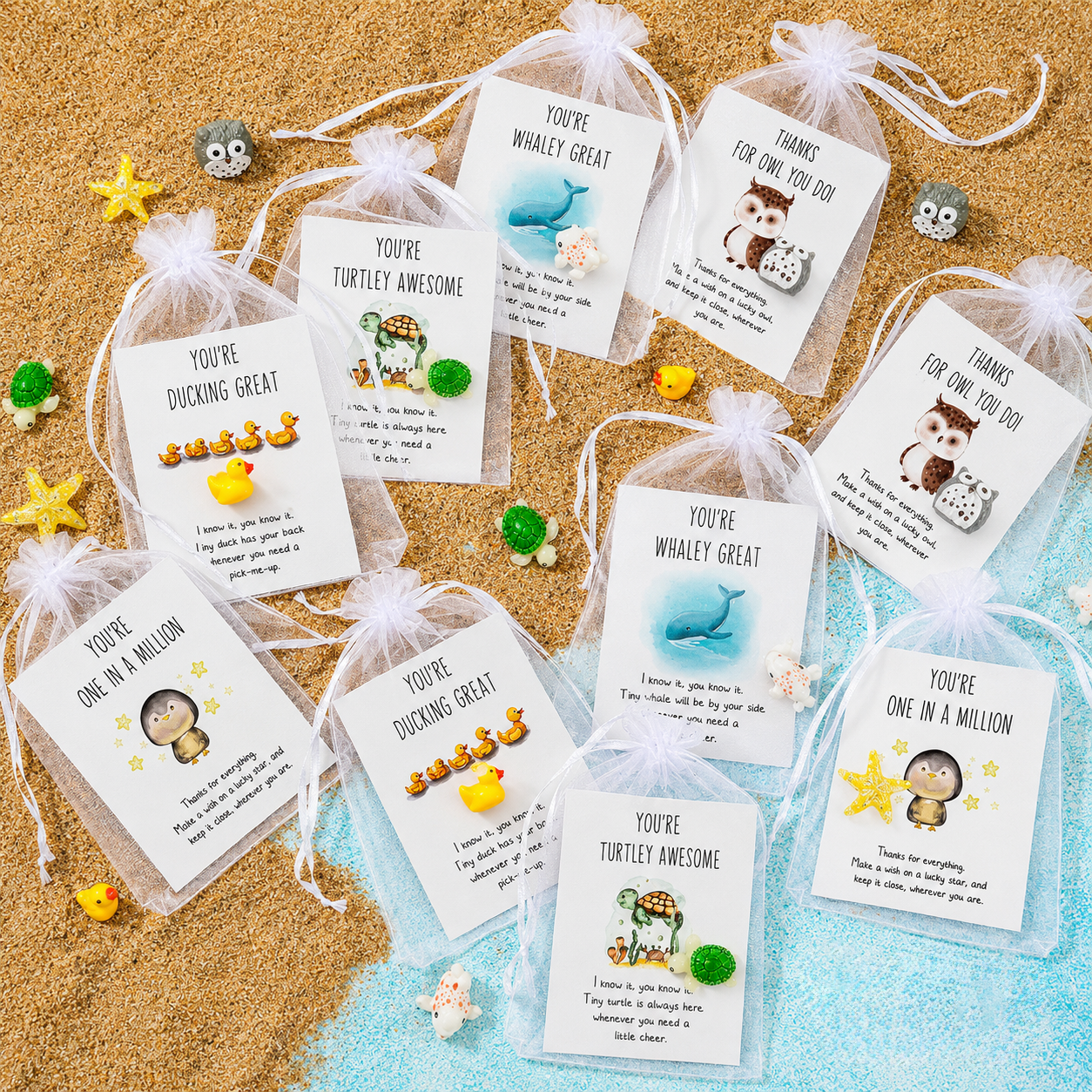 Employee Appreciation Gifts Bulk - Fun Animal Puns