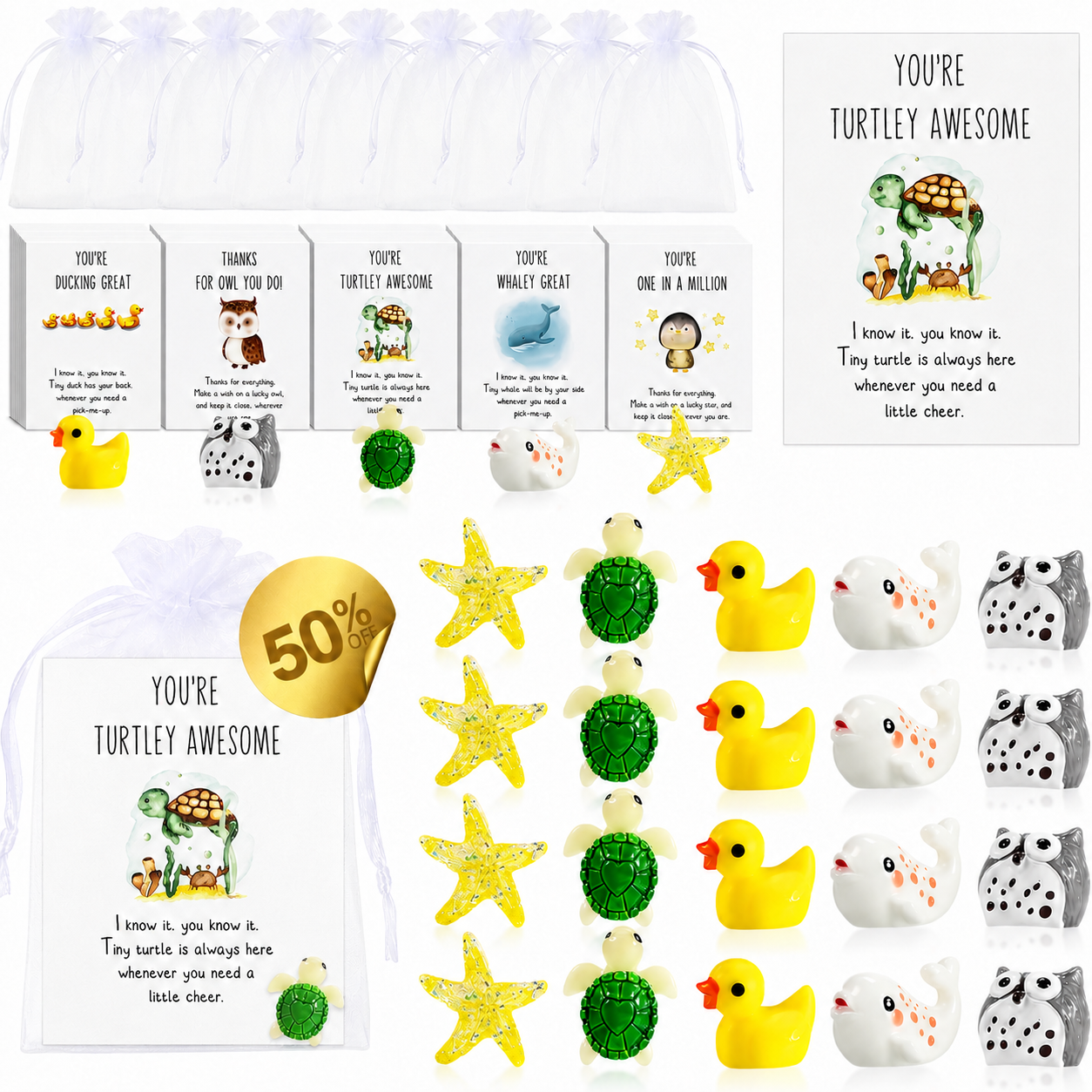 Employee Appreciation Gifts Bulk - Fun Animal Puns