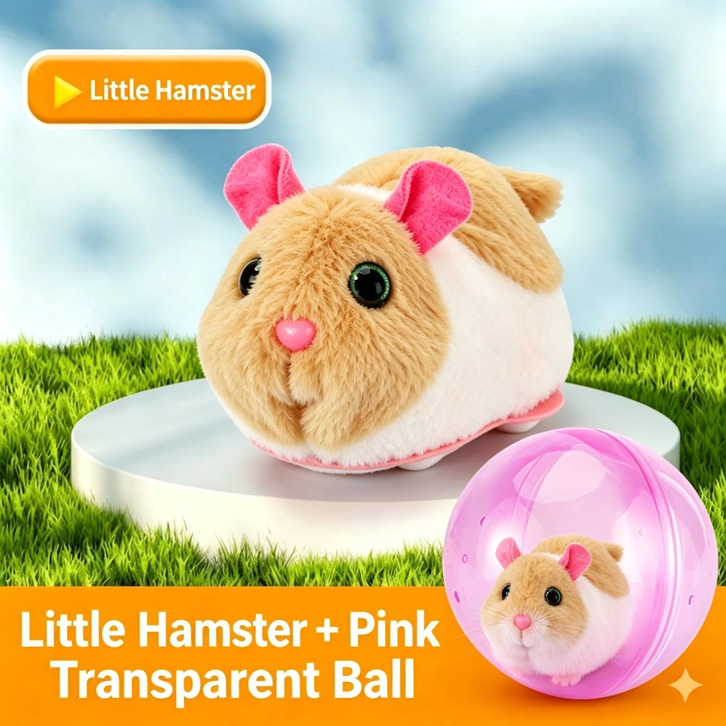 Self-Rolling Interactive Cat Ball