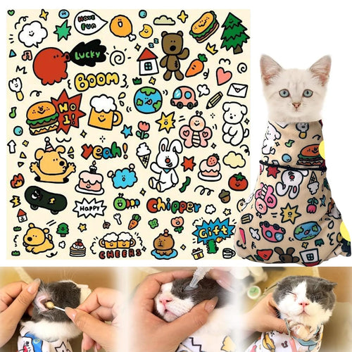 Self-Adhesive Cat Grooming Wrap