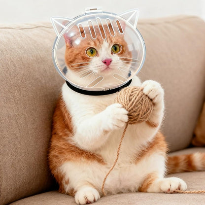 Cat Safety Grooming Helmet