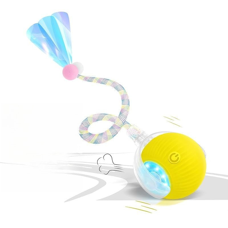 Interactive pet toy ball