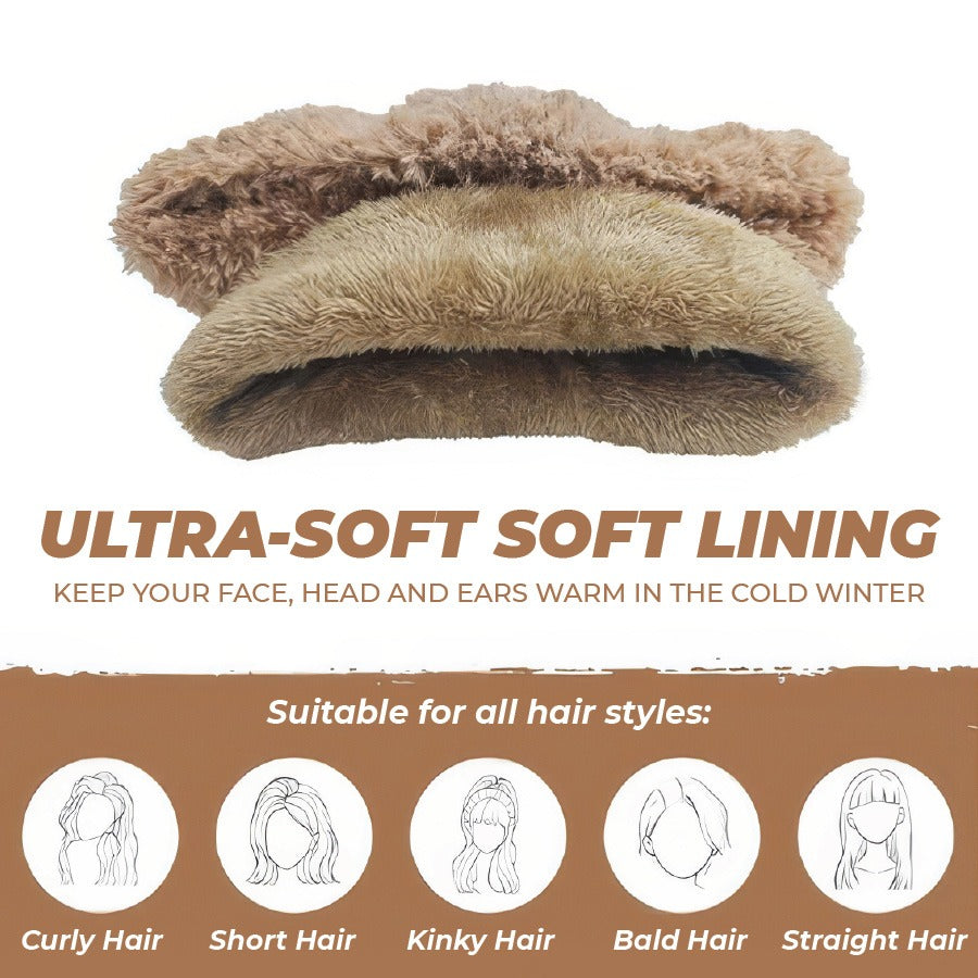Women’s 3-in-1 Thermal Knit Winter Hood (Hat + Scarf + Face Cover)